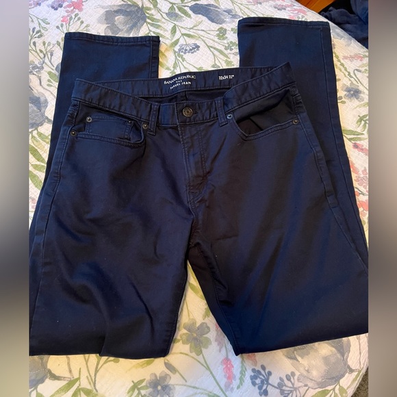 Banana republic pants/jeans men’s travel Jean size 32x 34 slim fit - Picture 3 of 5